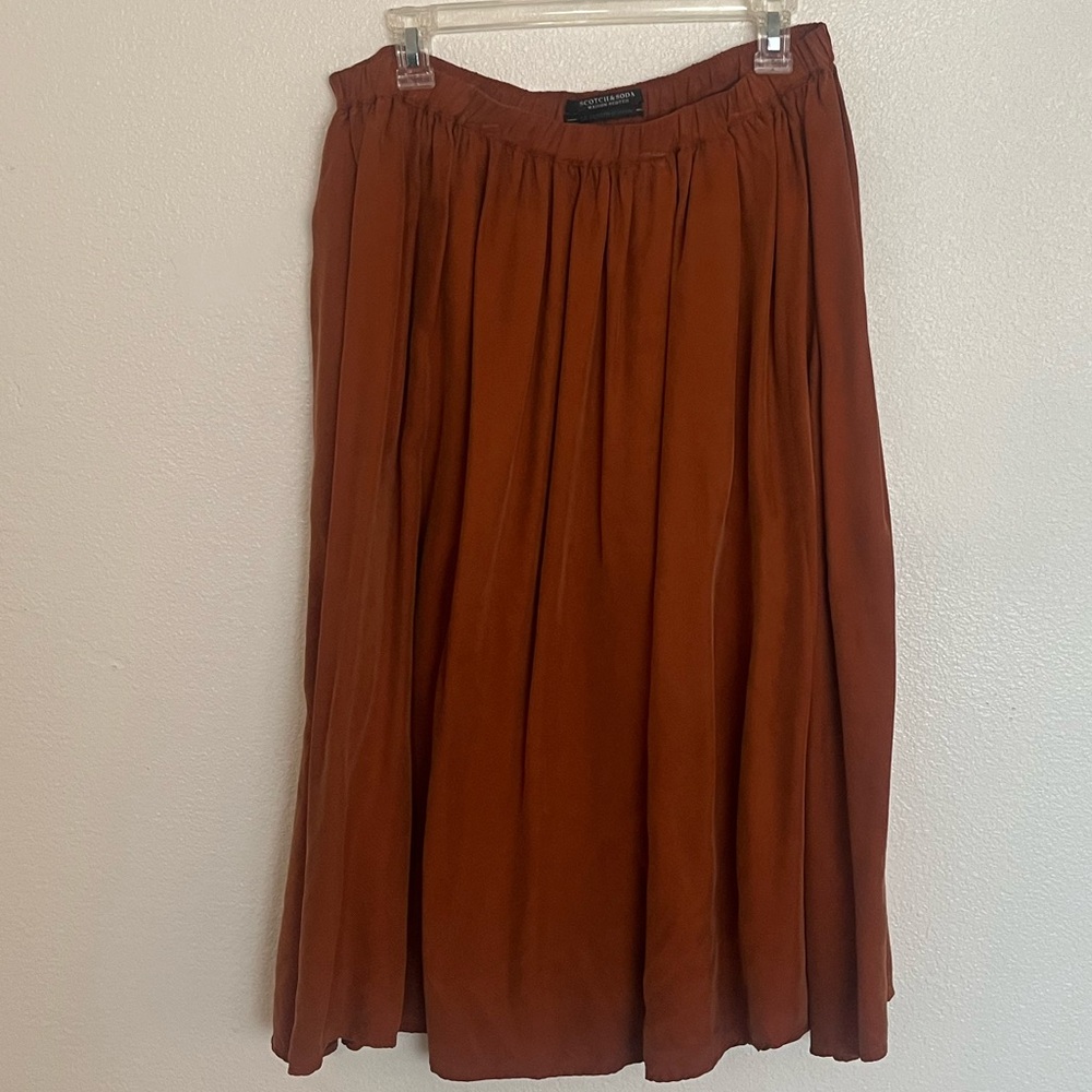 Scotch and Soda Burn Orange Skirt size M-L